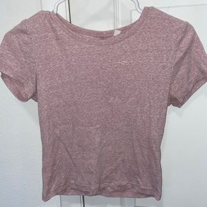 Me to We pinkish purple crop top